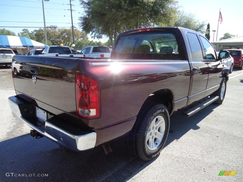 2005 Ram 1500 ST Quad Cab - Deep Molten Red Pearl / Dark Slate Gray photo #11