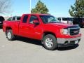 Fire Red 2008 GMC Sierra 1500 SLT Extended Cab 4x4