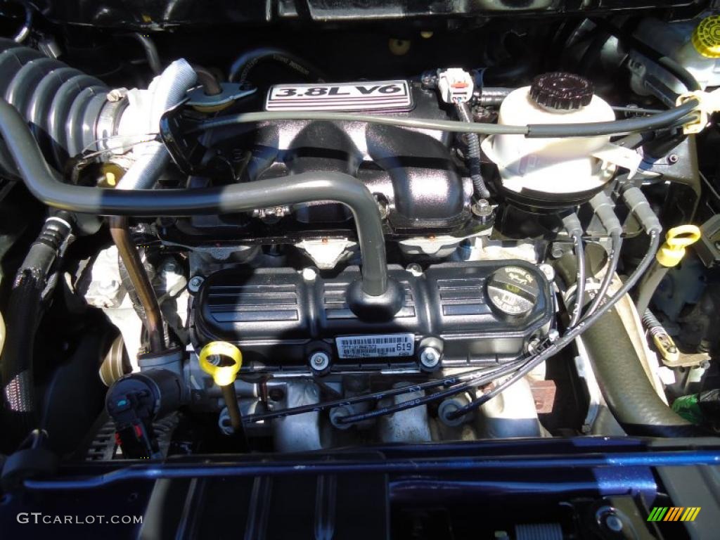 2006 Chrysler Town & Country Touring 3.8L OHV 12V V6 Engine Photo #47519143