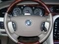 2006 Jaguar XJ Ivory Interior Steering Wheel Photo