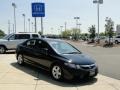 2009 Crystal Black Pearl Honda Civic LX-S Sedan  photo #2