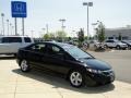 2009 Crystal Black Pearl Honda Civic LX-S Sedan  photo #3