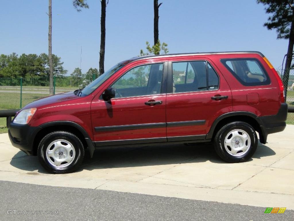 2003 CR-V LX - Chianti Red Pearl / Saddle photo #7