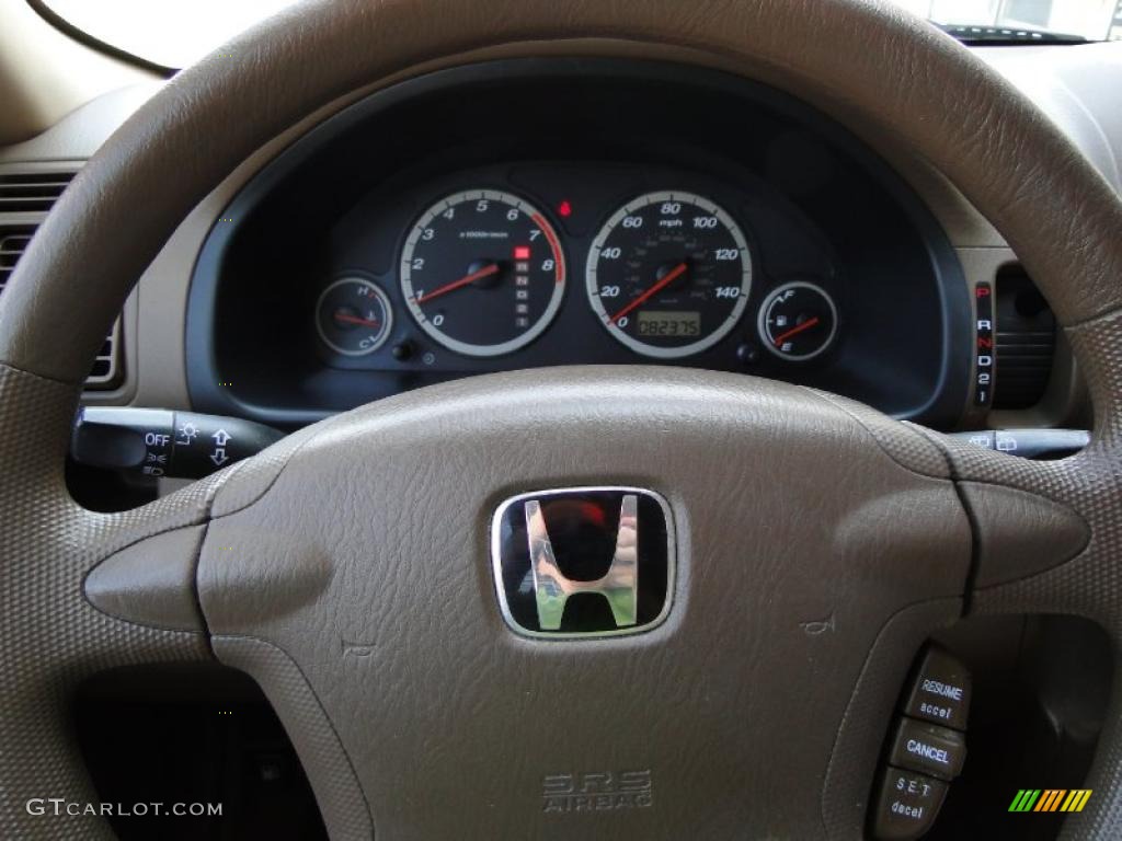 2003 CR-V LX - Chianti Red Pearl / Saddle photo #16