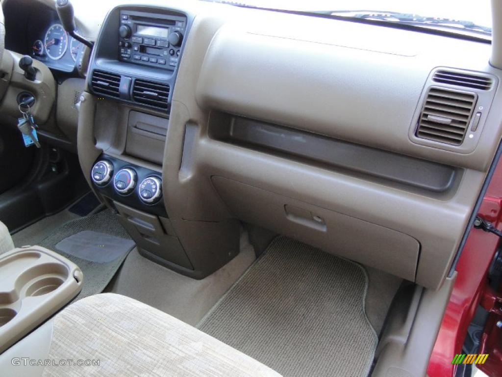 2003 CR-V LX - Chianti Red Pearl / Saddle photo #30