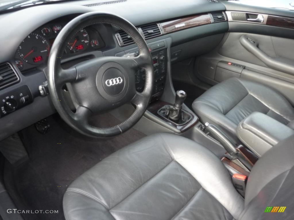 Tungsten Grey Interior 2001 Audi A6 2.7T quattro Sedan Photo #47520733