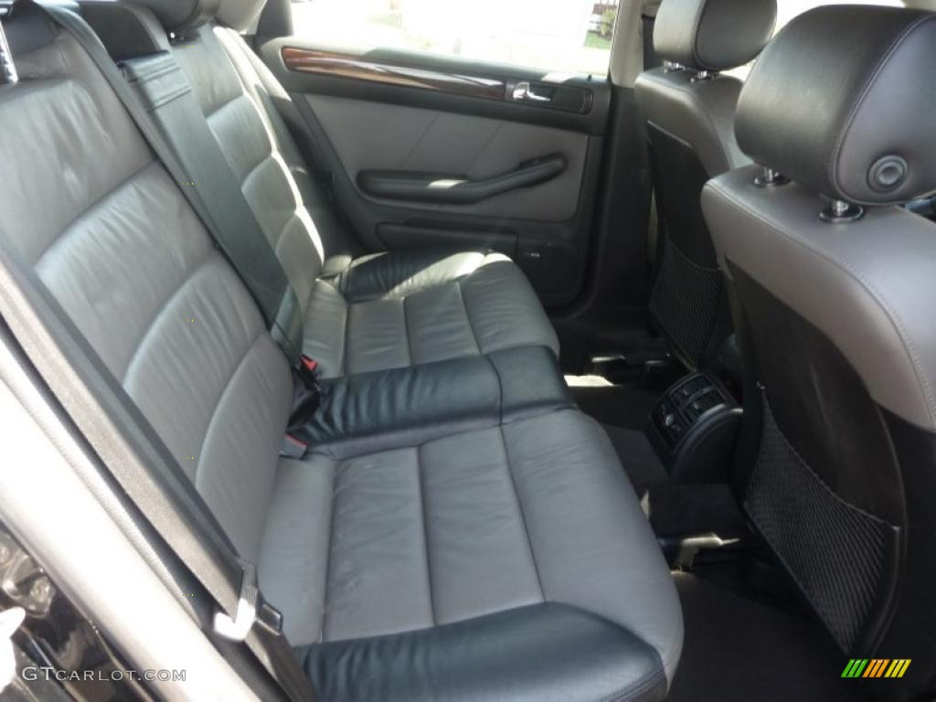 Platinum/Saber Black Interior 2001 Audi Allroad 2.7T quattro Avant Photo #47520844