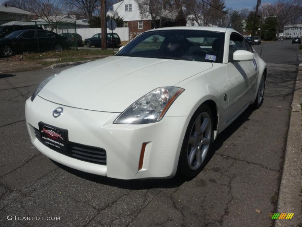 2003 350Z Touring Coupe - Pikes Peak White / Charcoal photo #1