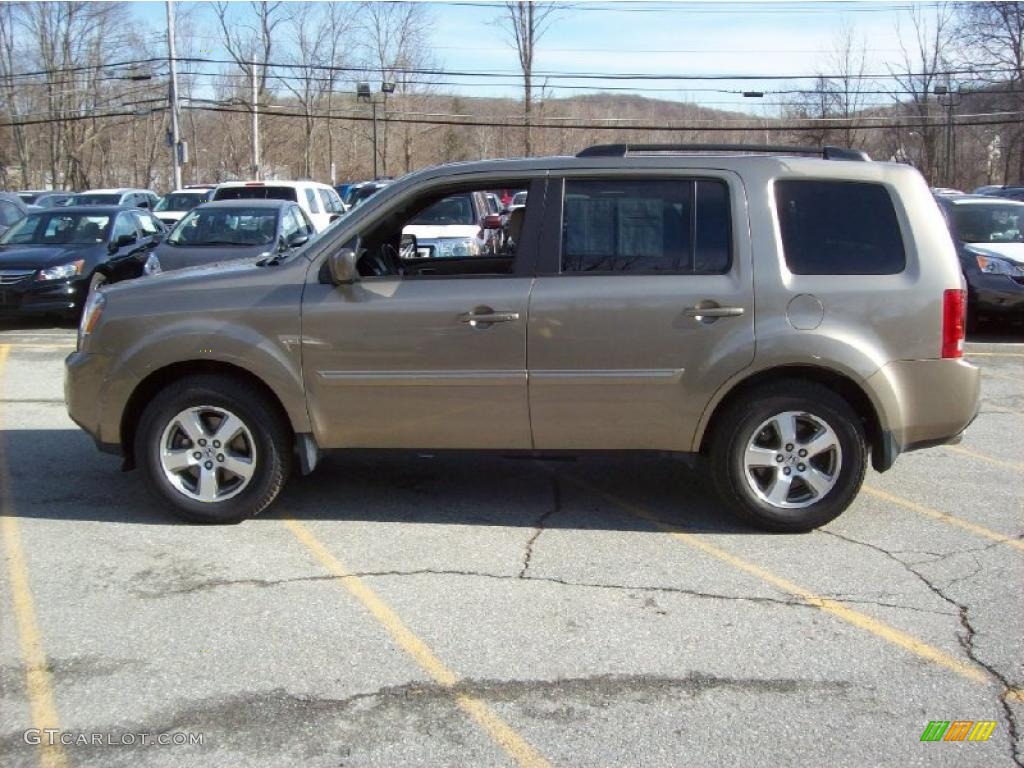 2009 Pilot EX 4WD - Mocha Metallic / Beige photo #25