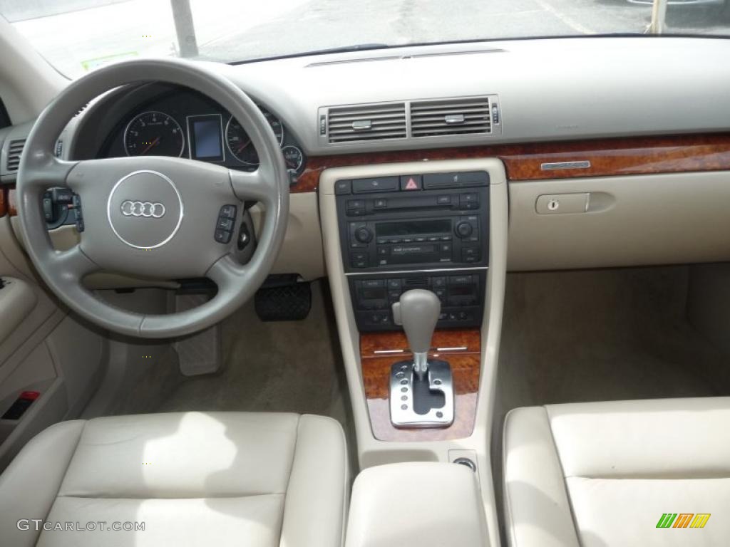 2005 Audi A4 3.0 quattro Sedan Beige Dashboard Photo #47521936