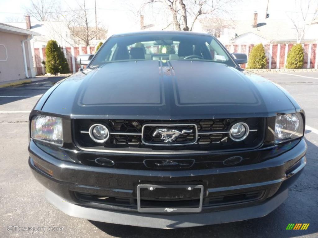 2006 Mustang V6 Premium Coupe - Black / Dark Charcoal photo #13