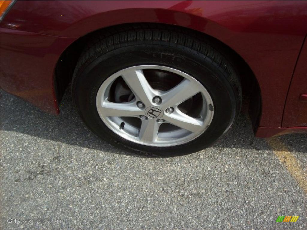 2003 Accord EX-L Sedan - Redondo Red Pearl / Black photo #11