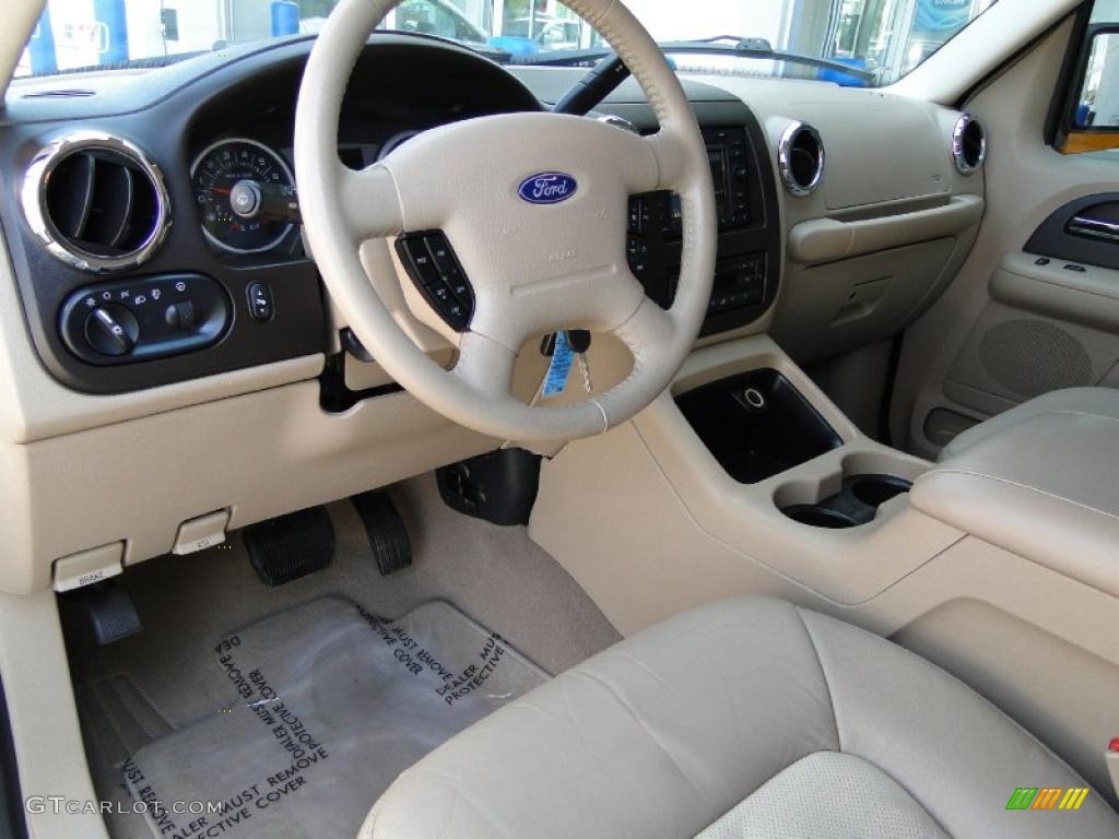 Medium Parchment Interior 2005 Ford Expedition Eddie Bauer Photo #47522485