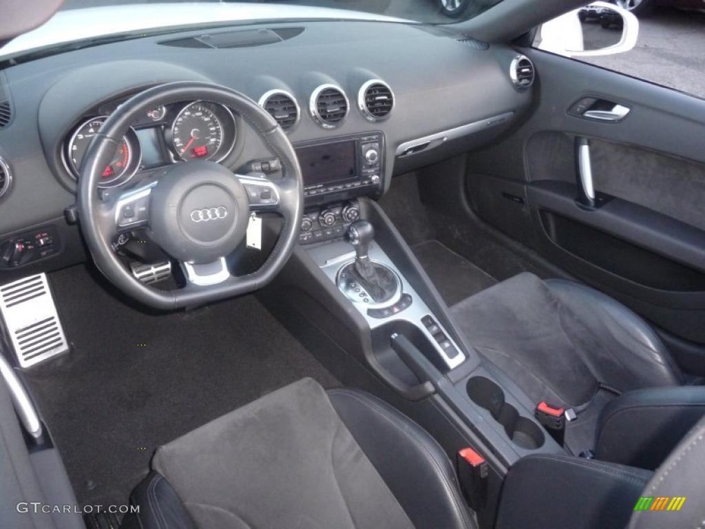 Black Interior 2008 Audi TT 3.2 quattro Roadster Photo #47522866