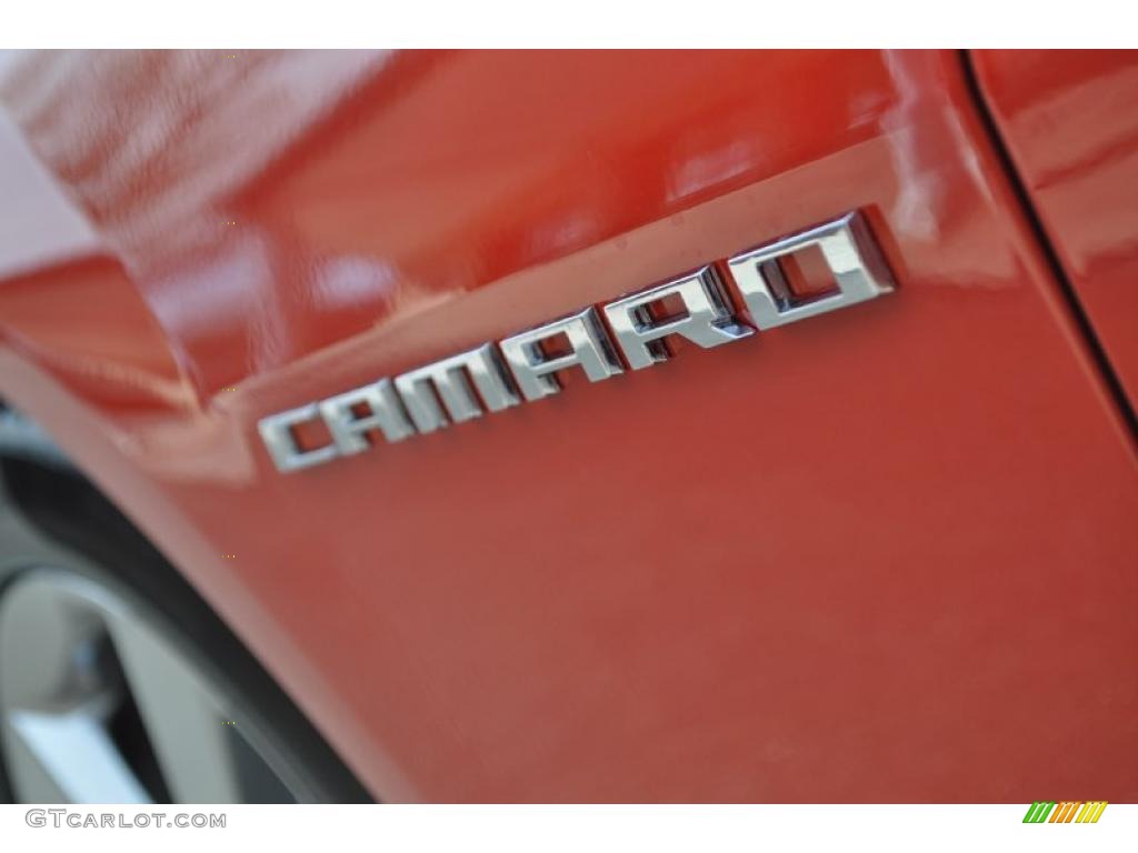 2011 Camaro SS/RS Convertible - Inferno Orange Metallic / Inferno Orange/Black photo #26