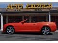 2011 Inferno Orange Metallic Chevrolet Camaro SS/RS Convertible  photo #46