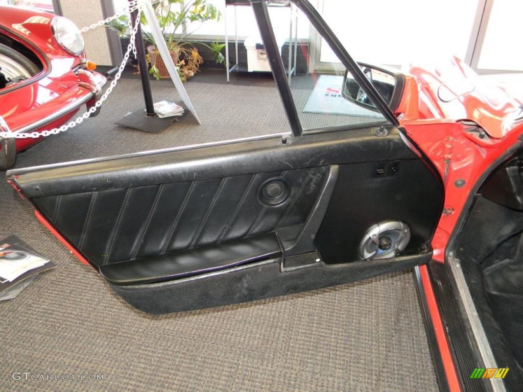 1984 Porsche 911 Carrera Targa Black Door Panel Photo #47524042