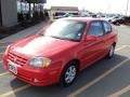 2005 Retro Red Hyundai Accent GLS Coupe  photo #1