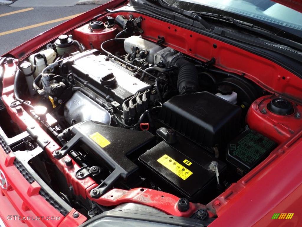 2005 Hyundai Accent GLS Coupe 1.6 Liter DOHC 16 Valve 4 Cylinder Engine Photo #47524849