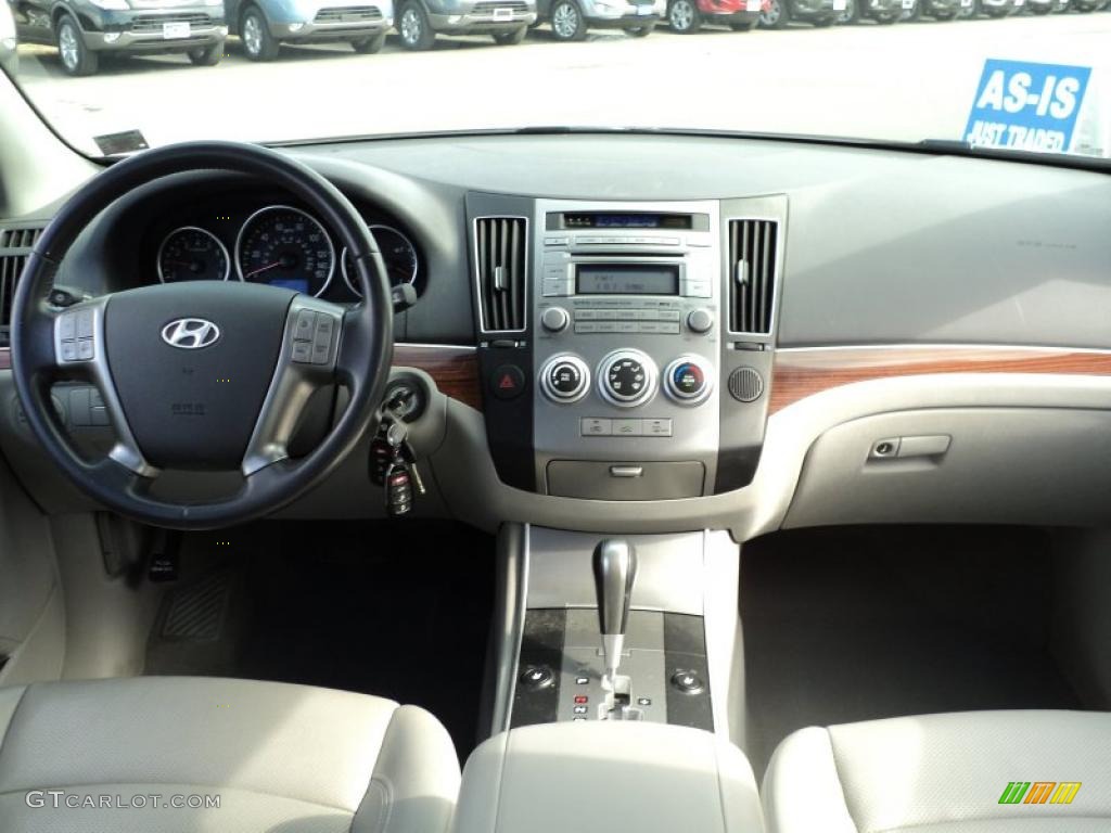 2007 Hyundai Veracruz Limited AWD Gray Dashboard Photo #47525254