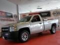 2008 Graystone Metallic Chevrolet Silverado 1500 Work Truck Regular Cab  photo #1