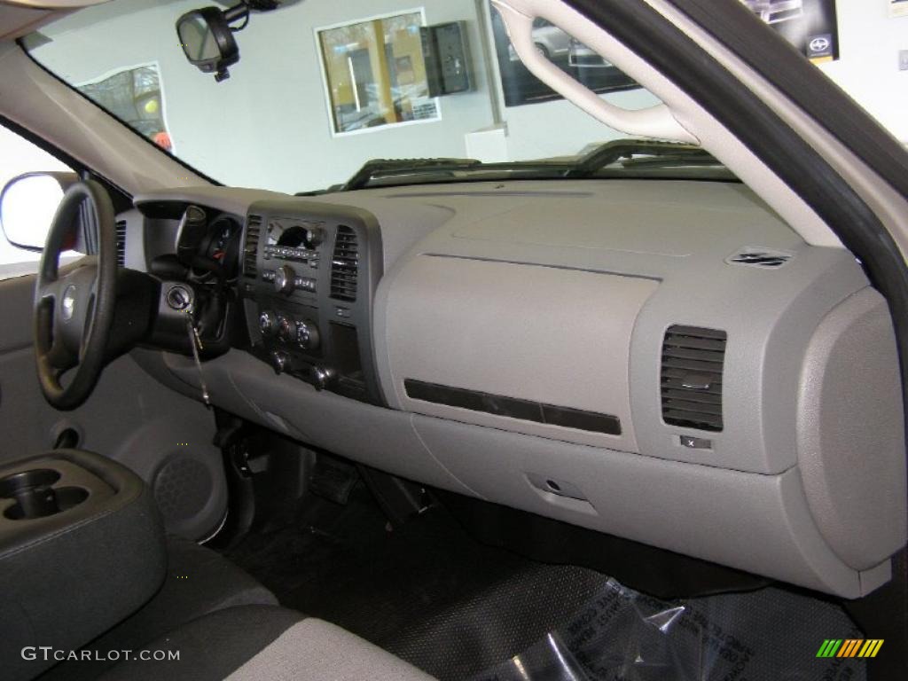 2008 Silverado 1500 Work Truck Regular Cab - Graystone Metallic / Dark Titanium photo #21