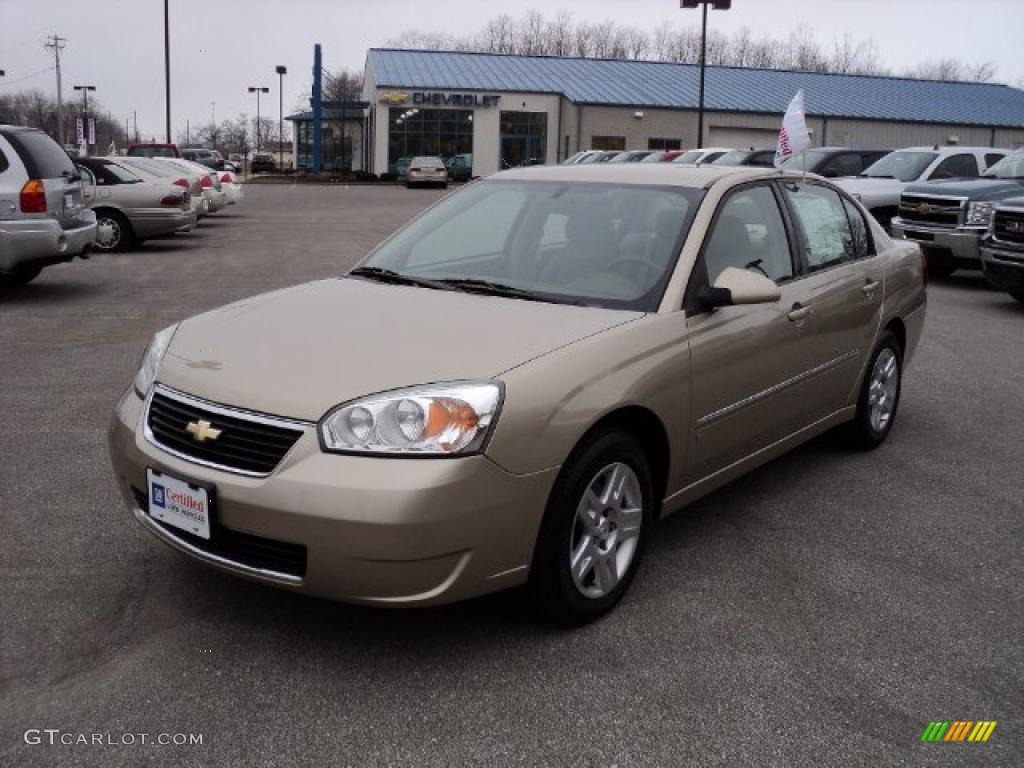 2006 Malibu LT V6 Sedan - Sandstone Metallic / Titanium Gray photo #1