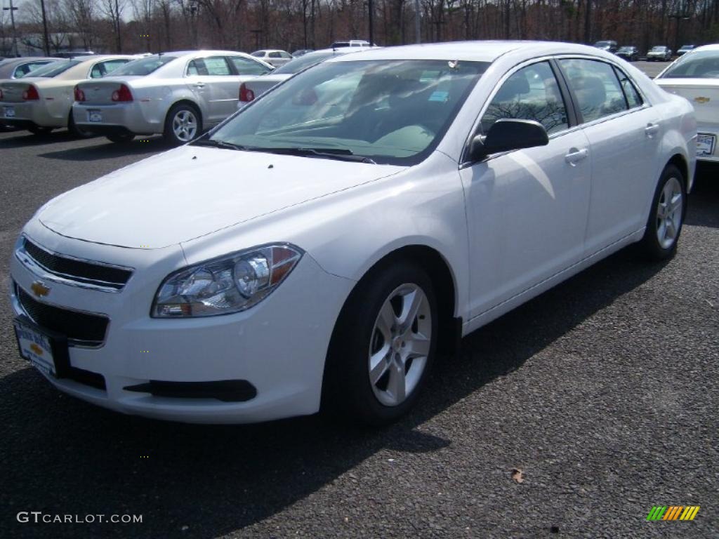 2011 Malibu LS - Summit White / Titanium photo #1