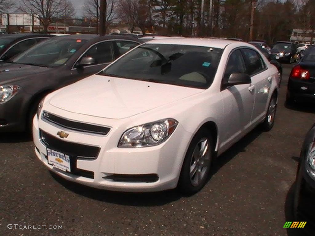 2011 Malibu LS - Summit White / Cocoa/Cashmere photo #1