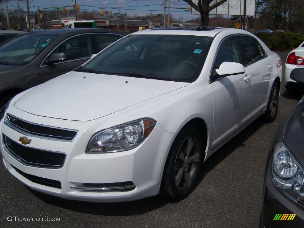 2011 Malibu LT - Summit White / Ebony photo #1