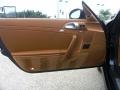 Natural Leather Brown 2007 Porsche 911 Targa 4S Door Panel