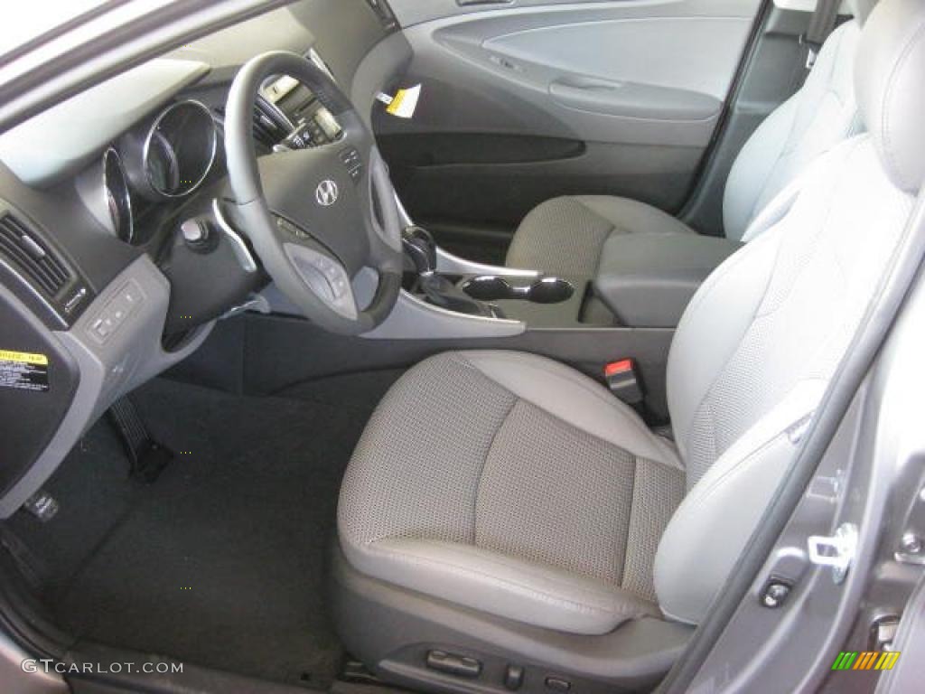 Gray Interior 2011 Hyundai Sonata SE 2.0T Photo #47532034