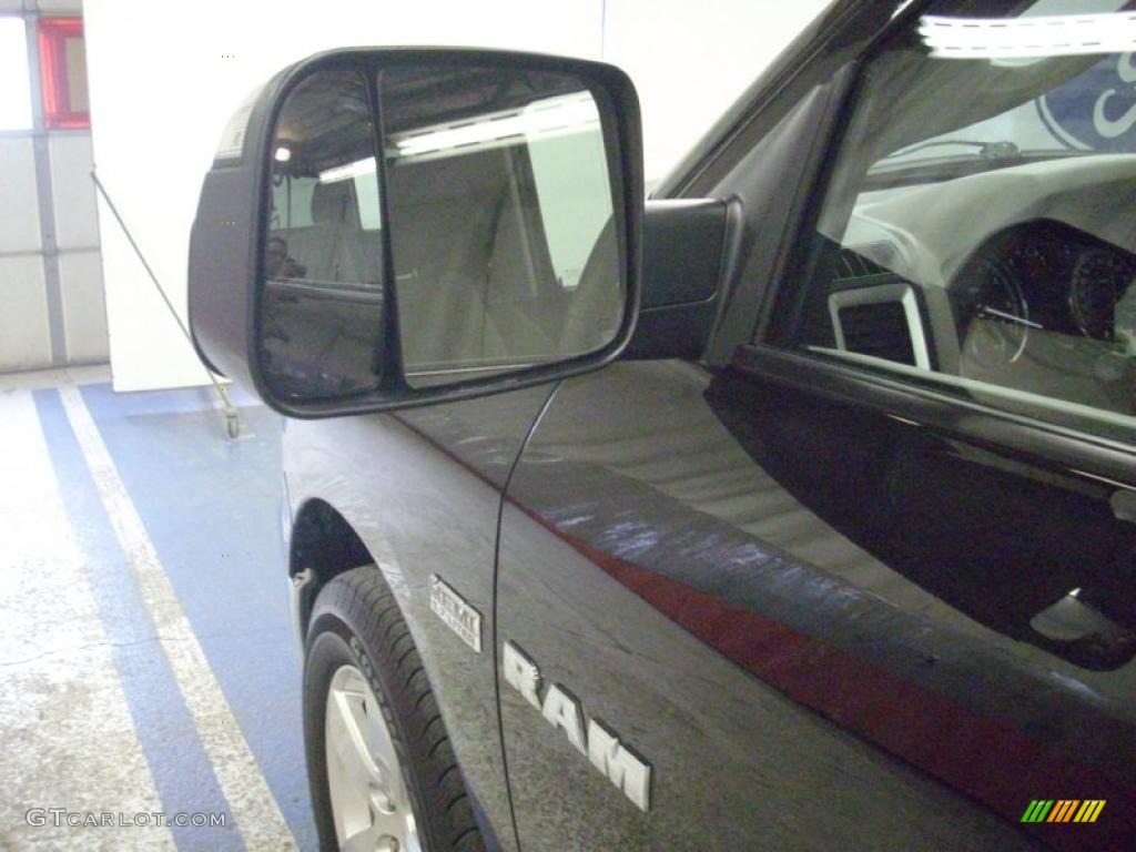2010 Ram 1500 SLT Regular Cab 4x4 - Brilliant Black Crystal Pearl / Dark Slate/Medium Graystone photo #10
