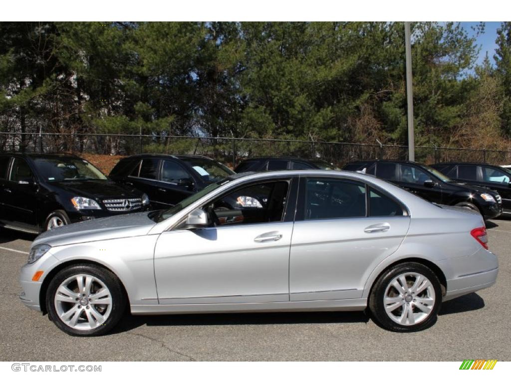 2008 C 300 4Matic Luxury - Iridium Silver Metallic / Black photo #3