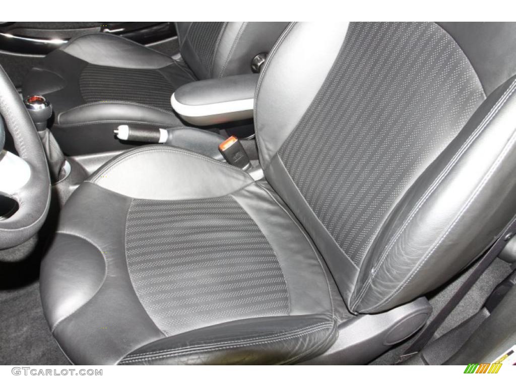 Punch Carbon Black Leather Interior 2009 Mini Cooper John Cooper Works Clubman Photo #47538155