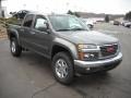 2011 Gray Green Metallic GMC Canyon SLE Crew Cab 4x4  photo #2