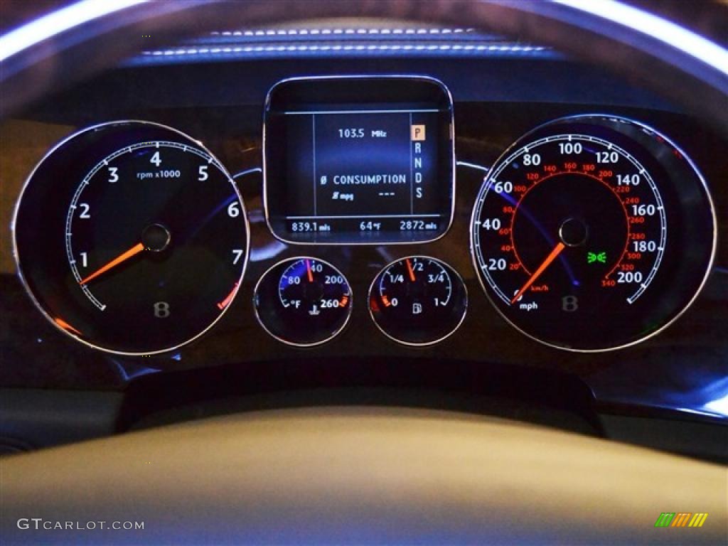 2010 Bentley Continental Flying Spur Standard Continental Flying Spur Model Gauges Photo #47539919