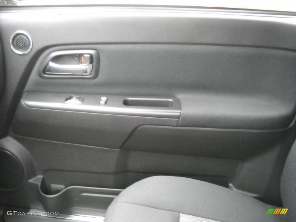 2011 Canyon SLE Crew Cab 4x4 - Gray Green Metallic / Ebony photo #18