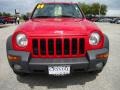 2004 Flame Red Jeep Liberty Sport 4x4  photo #21