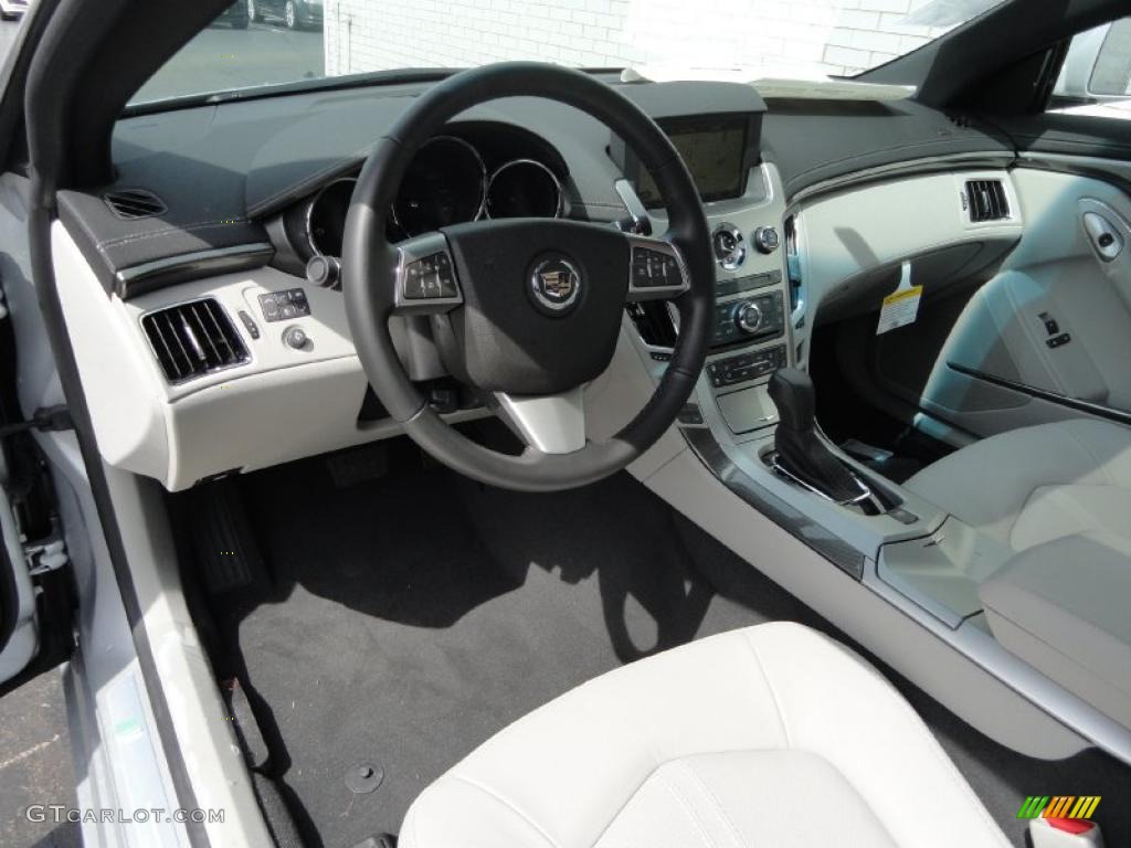 Light Titanium Interior 2011 Cadillac CTS 4 AWD Coupe Photo #47541062