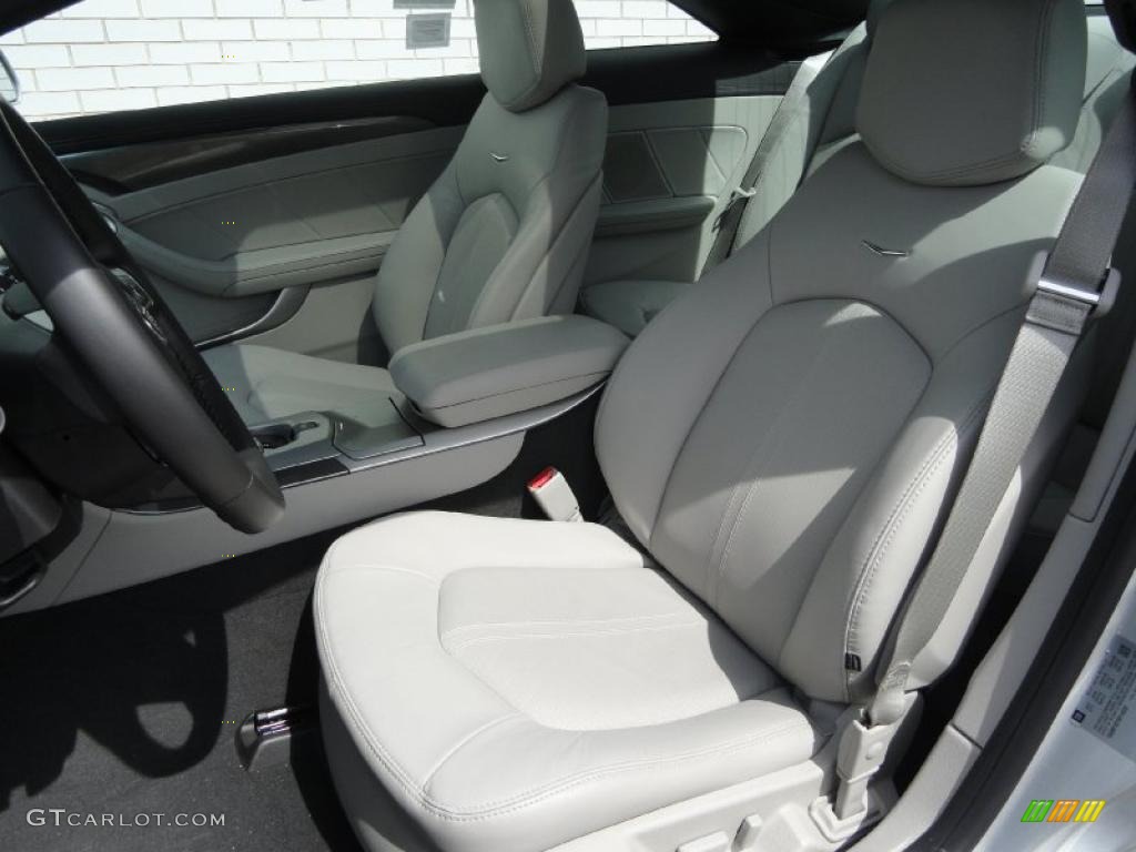 Light Titanium Interior 2011 Cadillac CTS 4 AWD Coupe Photo #47541074