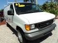 2007 Oxford White Ford E Series Van E150 Commercial  photo #2