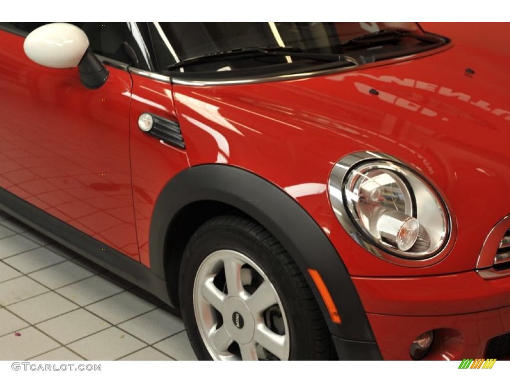 2007 Cooper Hardtop - Chili Red / Grey/Carbon Black photo #13