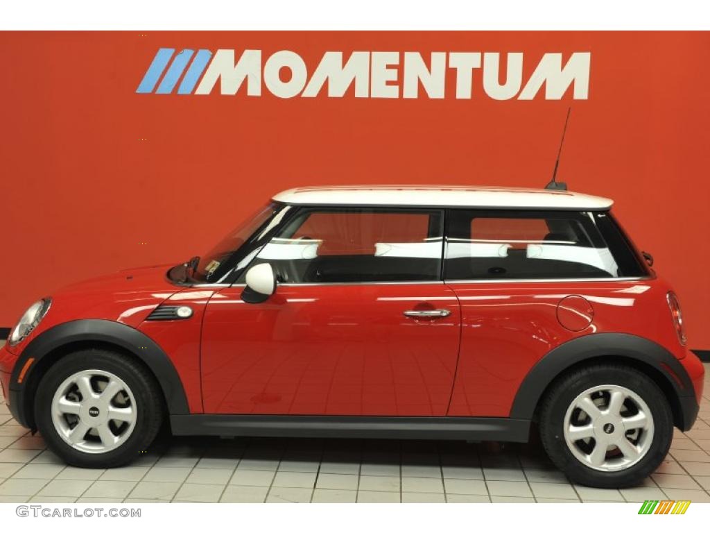 2007 Cooper Hardtop - Chili Red / Grey/Carbon Black photo #18