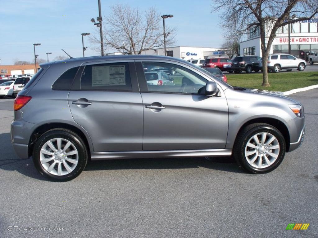 Mercury Gray 2011 Mitsubishi Outlander Sport SE Exterior Photo #47546540