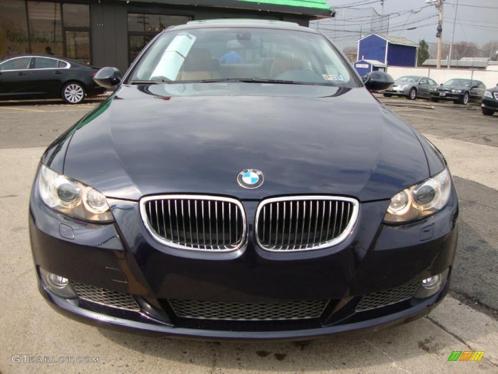 2007 3 Series 335i Coupe - Monaco Blue Metallic / Saddle Brown/Black photo #9