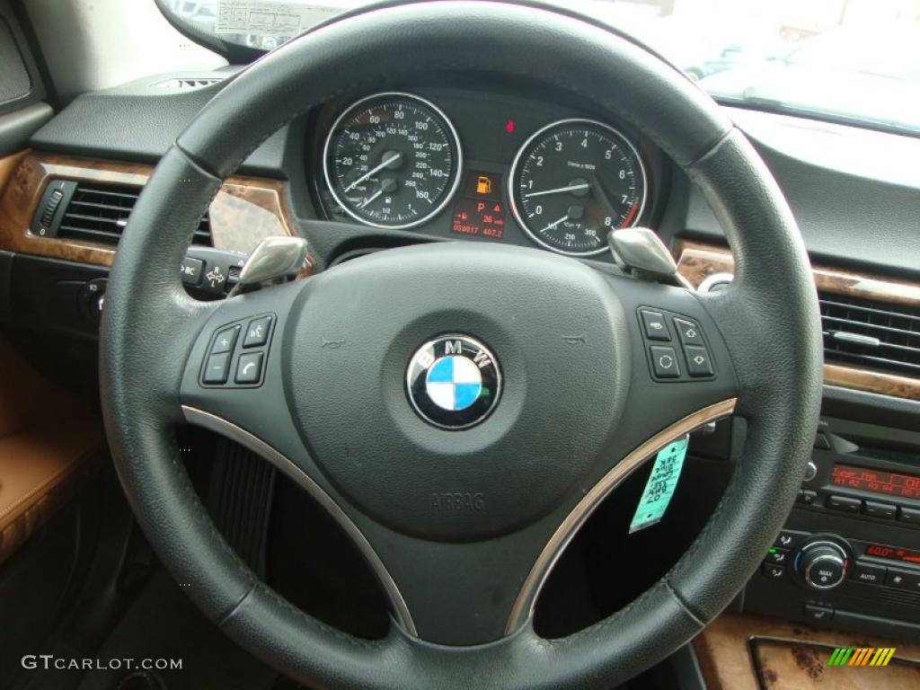 2007 3 Series 335i Coupe - Monaco Blue Metallic / Saddle Brown/Black photo #16