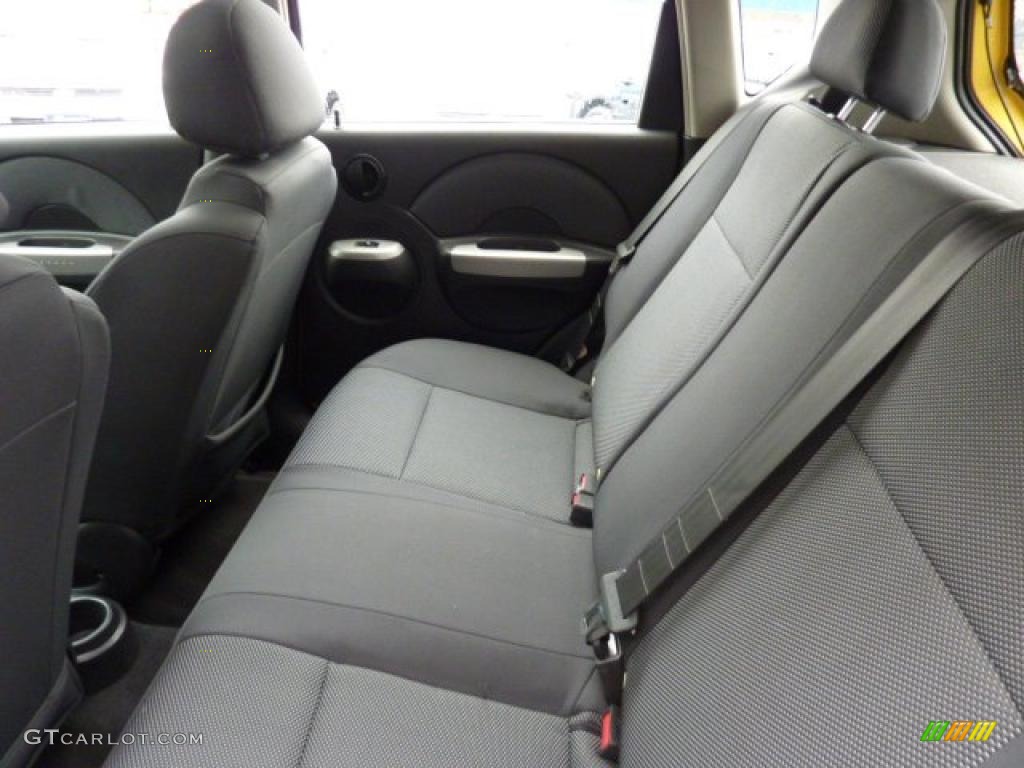 Charcoal Interior 2006 Chevrolet Aveo Lt Hatchback Photo