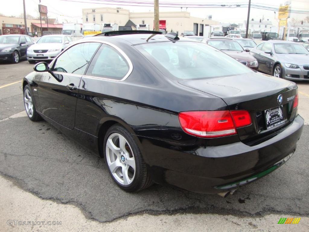 2007 3 Series 328xi Coupe - Jet Black / Black photo #3