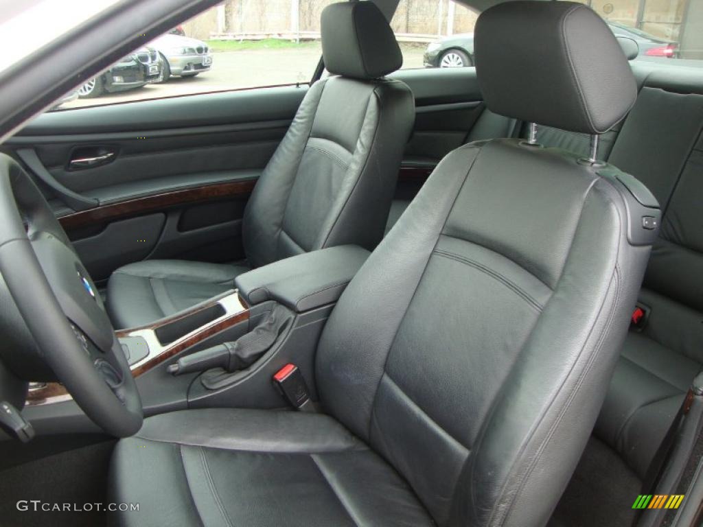 2007 3 Series 328xi Coupe - Jet Black / Black photo #8